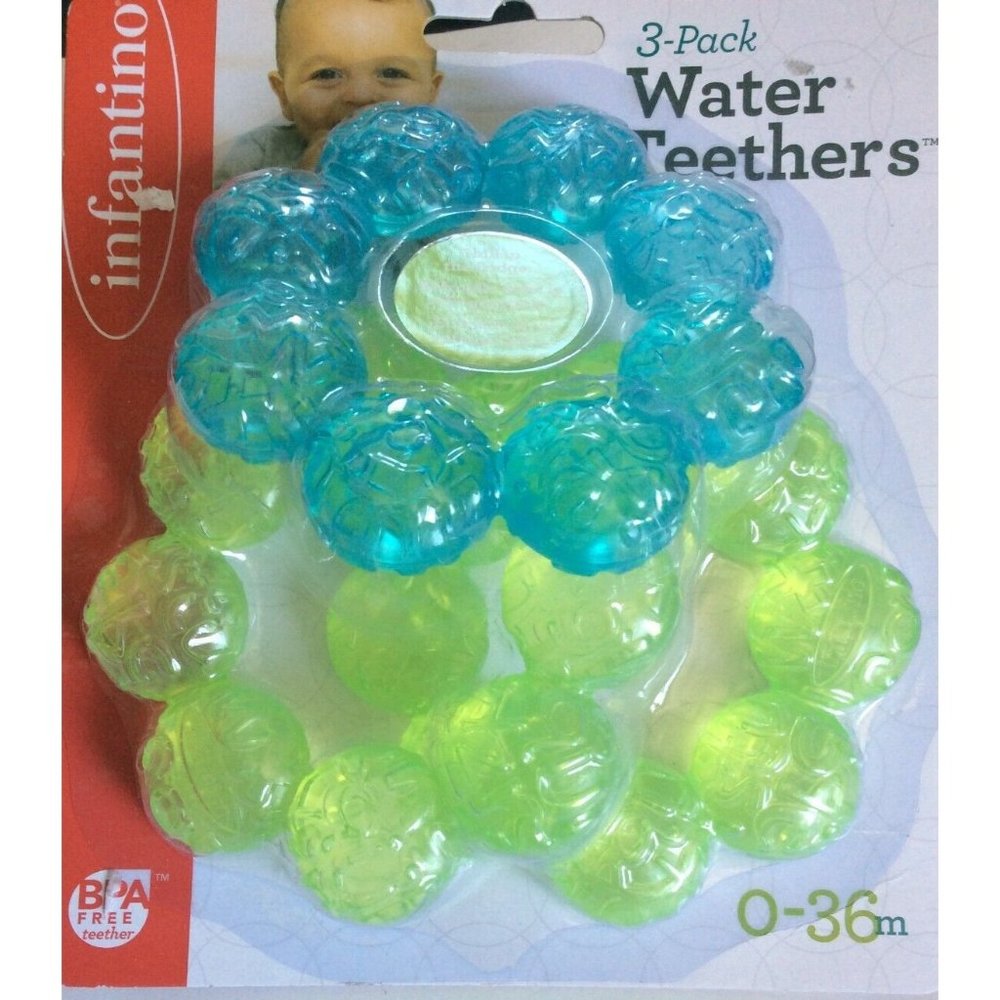 Infantino 3-Pack Water Teethers
